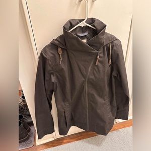Chocolate brown MEC waterproof jacket